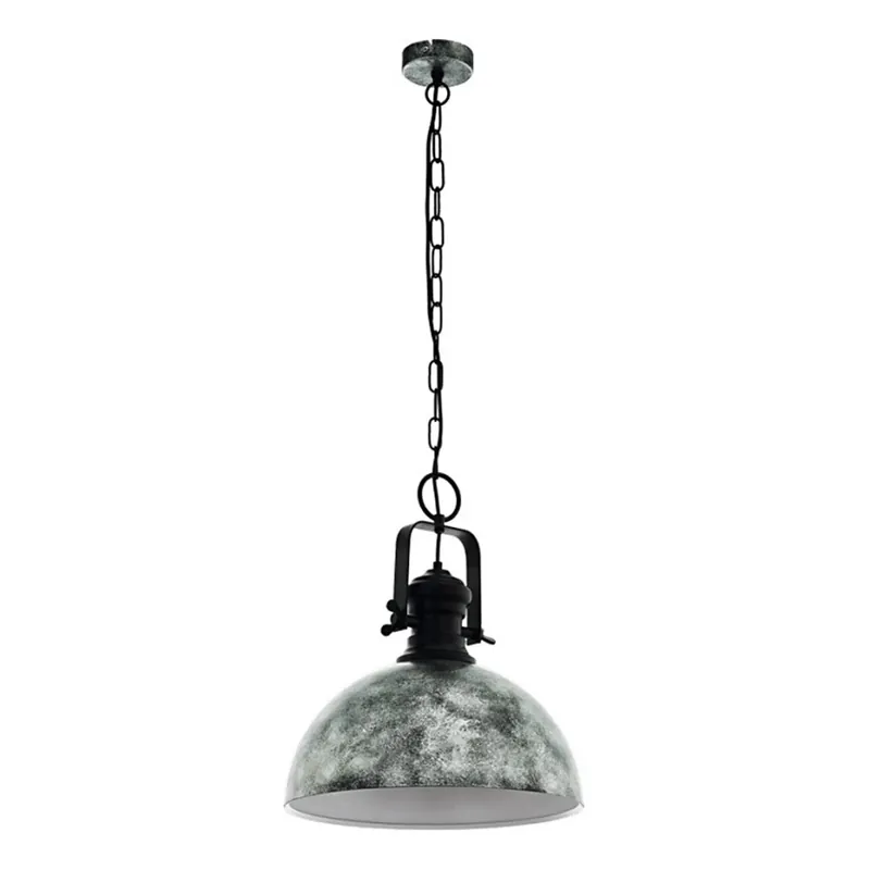 Eglo 79415 - Lustr na řetězu SADDINGTON 1xE27/60W/230V šedá Nejlepší Volba