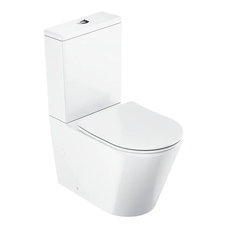 Ravak X01872 - WC kombi Rimless s prkénkem SoftClose ELEGANT keramika/bílá Poslední Šance