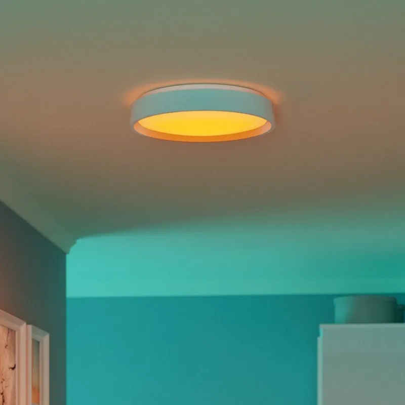 Eglo 300686 - LED RGBW Stmívatelné stropní svítidlo MASSIGNANO-Z LED/18,5W/230V 2700-6500K pr. 40 cm bílá + dálkové ovládání Horká Nabídka