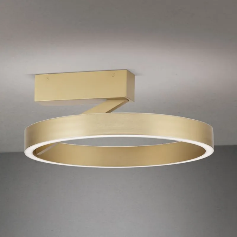Cenová Bomba LED Stropní svítidlo KOLK LED/40W/230V 2700/3000/4000K pr. 40 cm zlatá