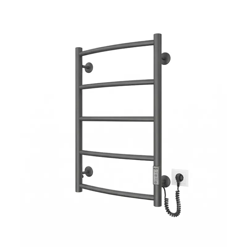 Nakupujte Hned Koupelnový žebříkový radiátor CLASSIC 65W/230V 66x42 cm nerez/antracit pravá