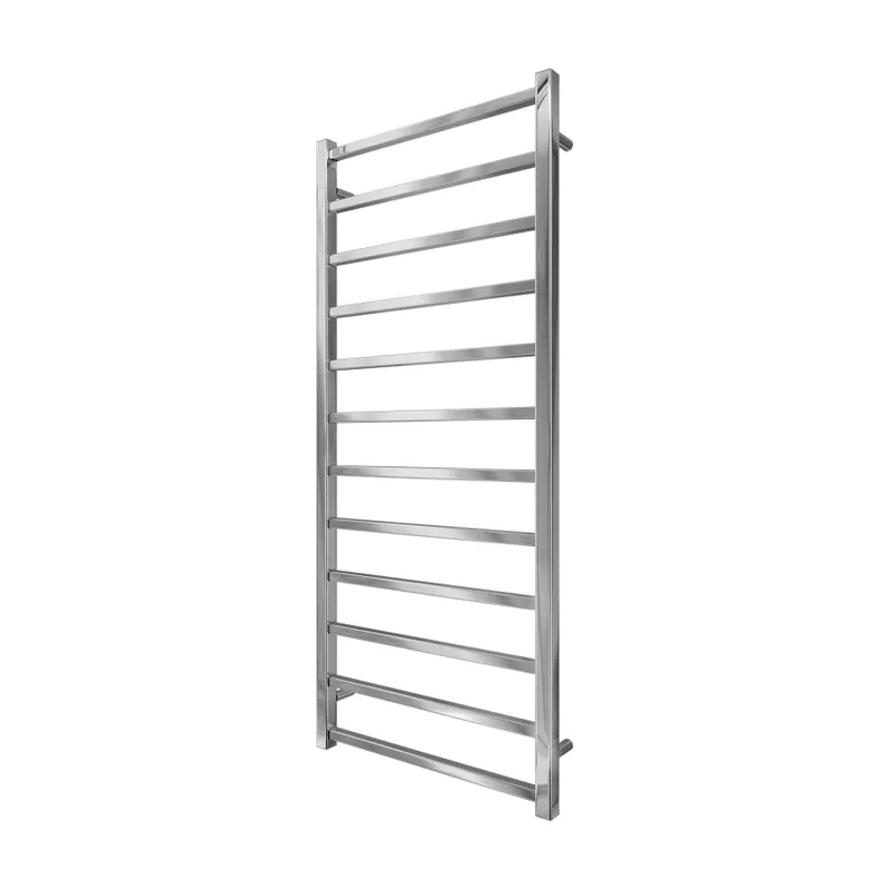 Koupelnový žebříkový radiátor INOX TOKIO 233W/230V 117x53 cm nerez/lesklý chrom Aktuální
