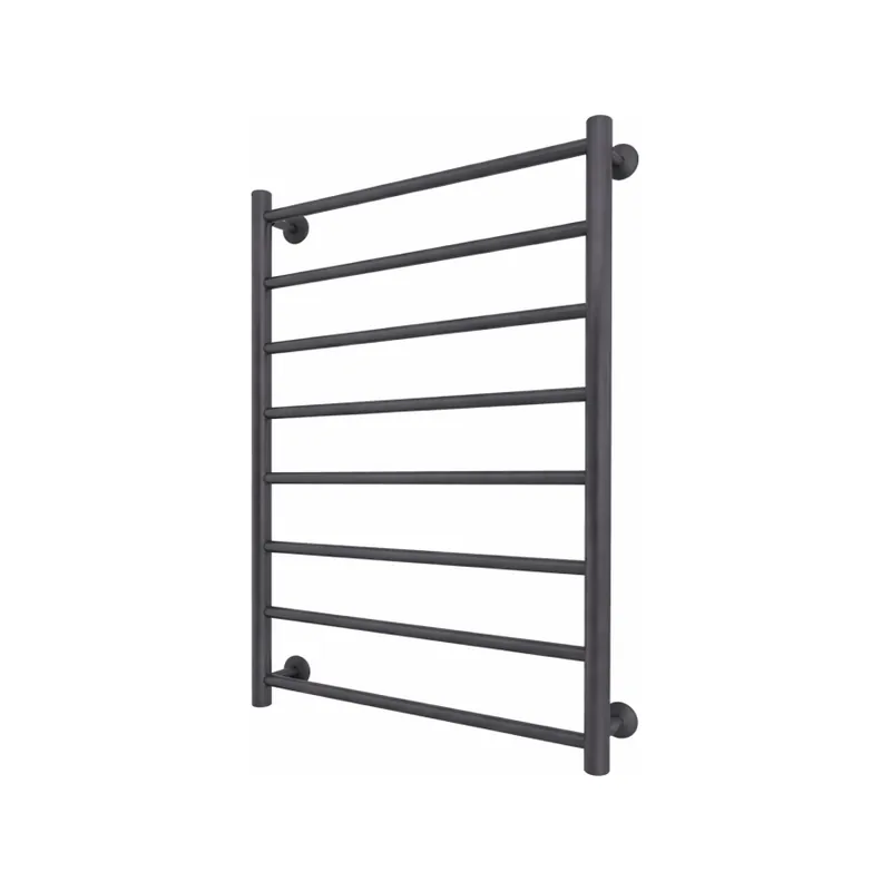 Koupelnový žebříkový radiátor INOX FLAT 163W/230V 77x53 cm nerez/antracit Horká Nabídka