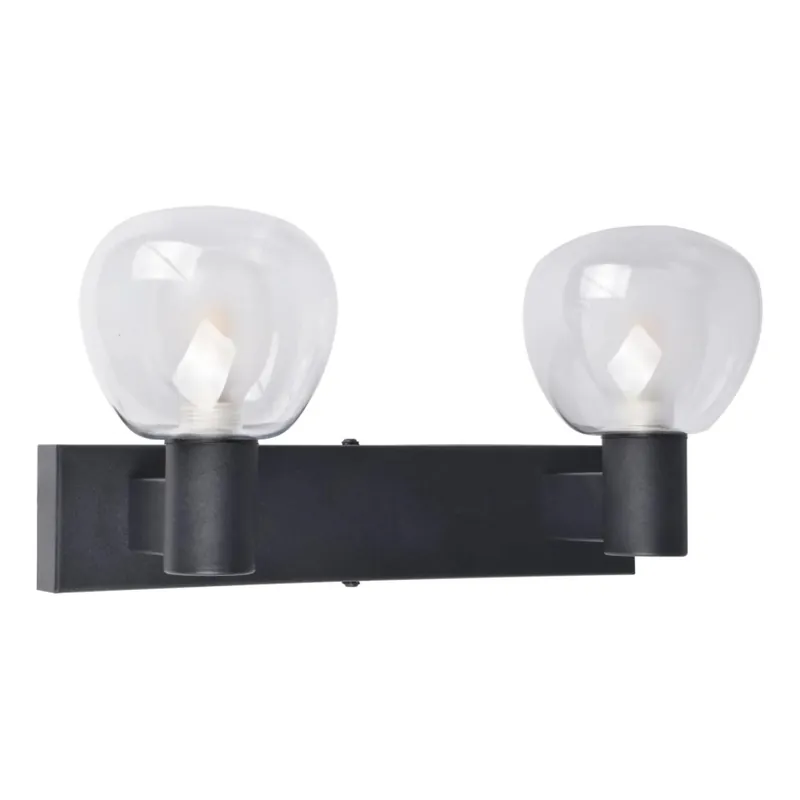 Nejlepší Cena Koupelnové nástěnné svítidlo POLA 2xG9/5W/230V IP44 černá/čirá
