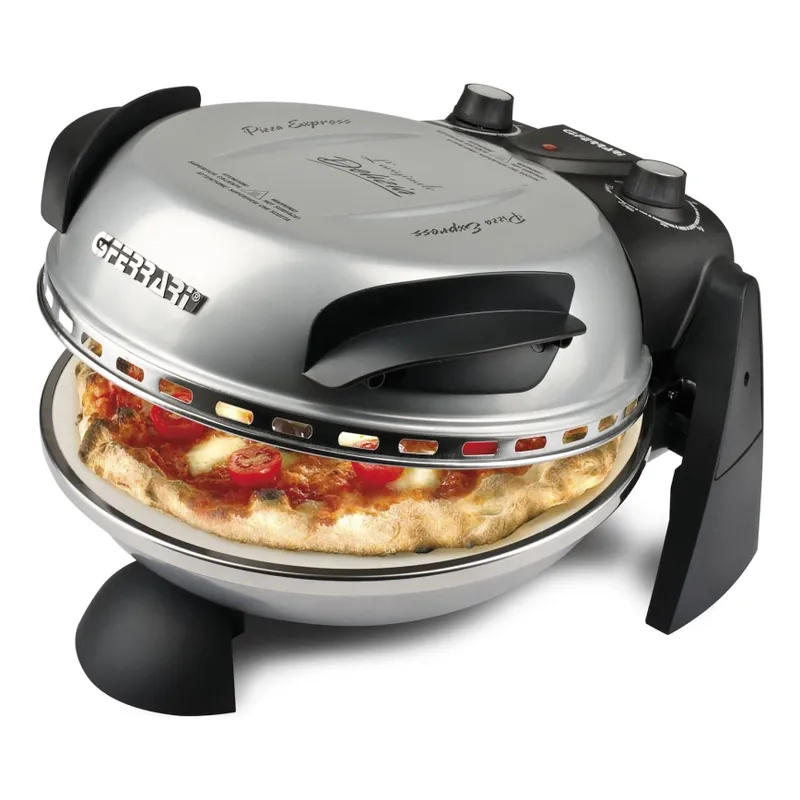 Přímo Od Výrobce G3Ferrari G1000606 - Pizza trouba DELIZIA 1200W/230V stříbrná