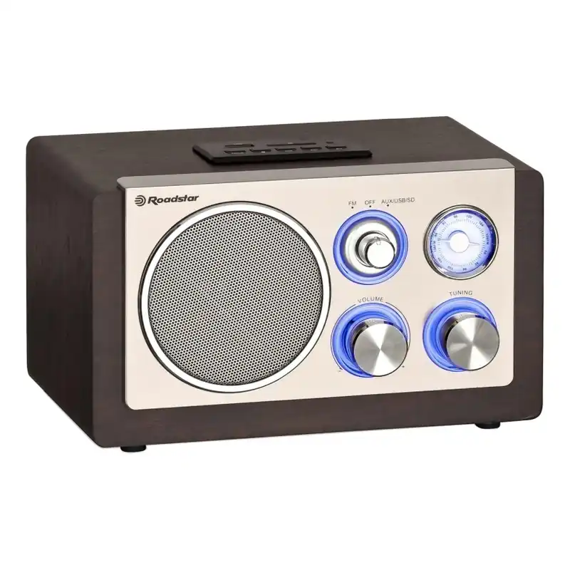 Roadstar HRA-1345NUS/WD - Rádio s FM 16W/230V Nízká Cena