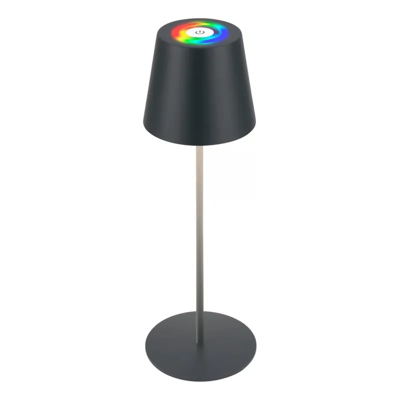 Aktuální Briloner 7559015 - LED RGB Stmívatelná nabíjecí venkovní stolní lampa COLORIS LED/3,5W/5V IP44 2000 mAh antracit Wi-Fi Tuya