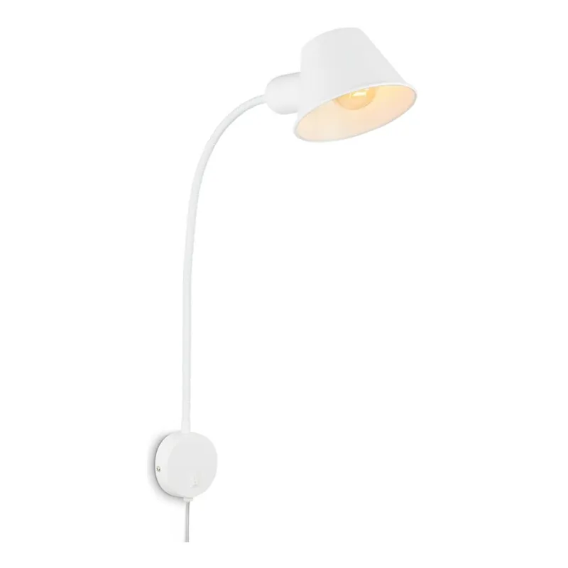 Briloner 2089-016 - Flexibilní nástěnná lampa BRELLO 1xE27/10W/230V bílá Cenově Výhodný