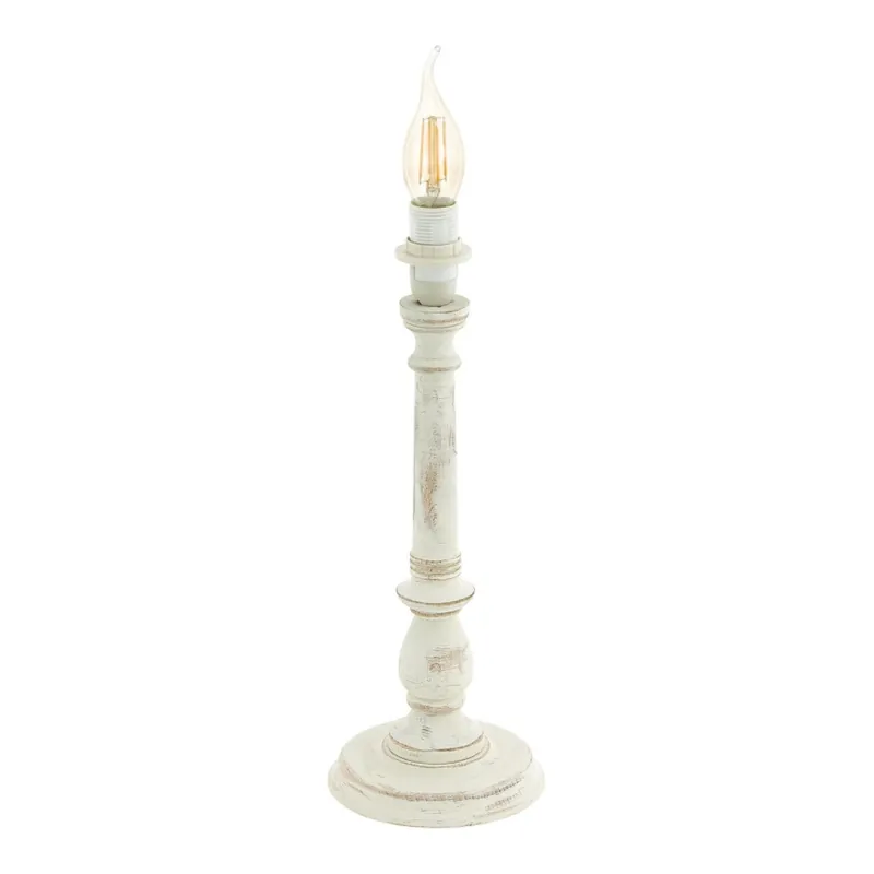 Tovární Cena Eglo 33055 - Noha lampová 1xE14/40W/230V bílá/patina