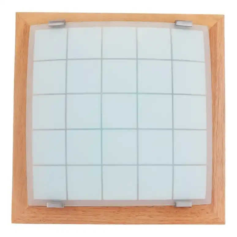 Nástěnné stropní svítidlo GEOMETRICA 1xE27/60W/230V kaučukovník 30x30 cm Omezená Nabídka