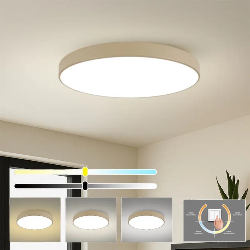 Brilagi - LED Stropní svítidlo POOL LED/128W/230V 3000/4000/6000K pr. 100 cm béžová Akční Cena