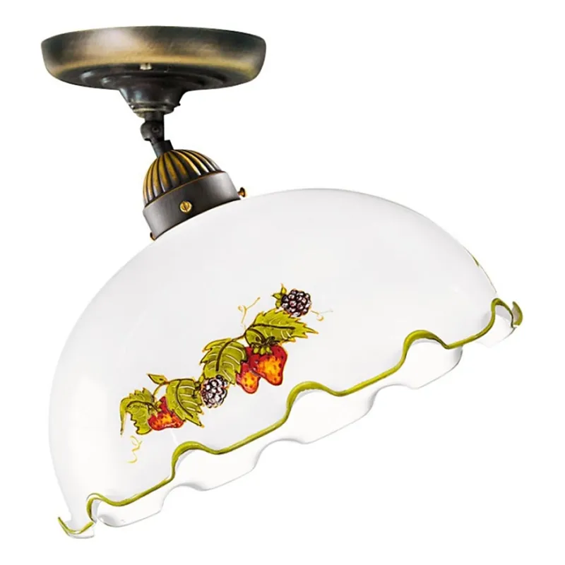Sezónní Sleva Kolarz 731.10.114 - Přisazený lustr NONNA 1xE27/75W/230V pr. 30 cm víno/jahody