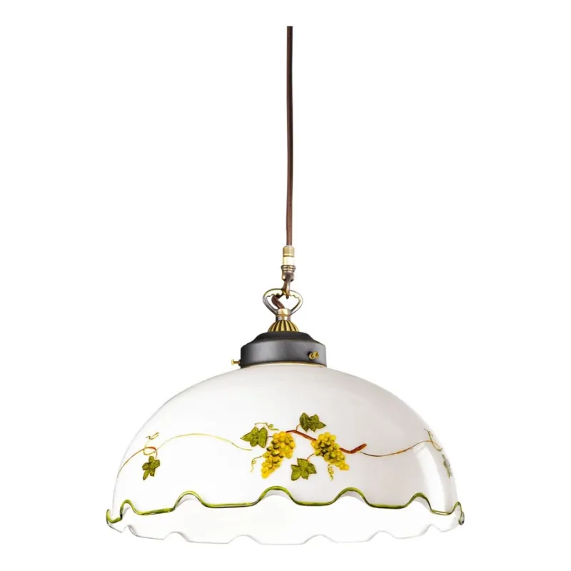 Kolarz 731.32.112 - Lustr na lanku NONNA 1xE27/75W/230V pr. 36 cm víno Hit Sezóny
