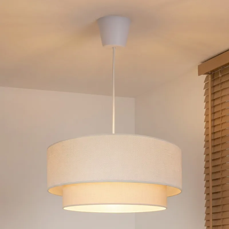 Brilagi - LED Lustr na lanku BOHO ECO 1xE27/10W/230V pr. 40 cm krémová Omezená Nabídka