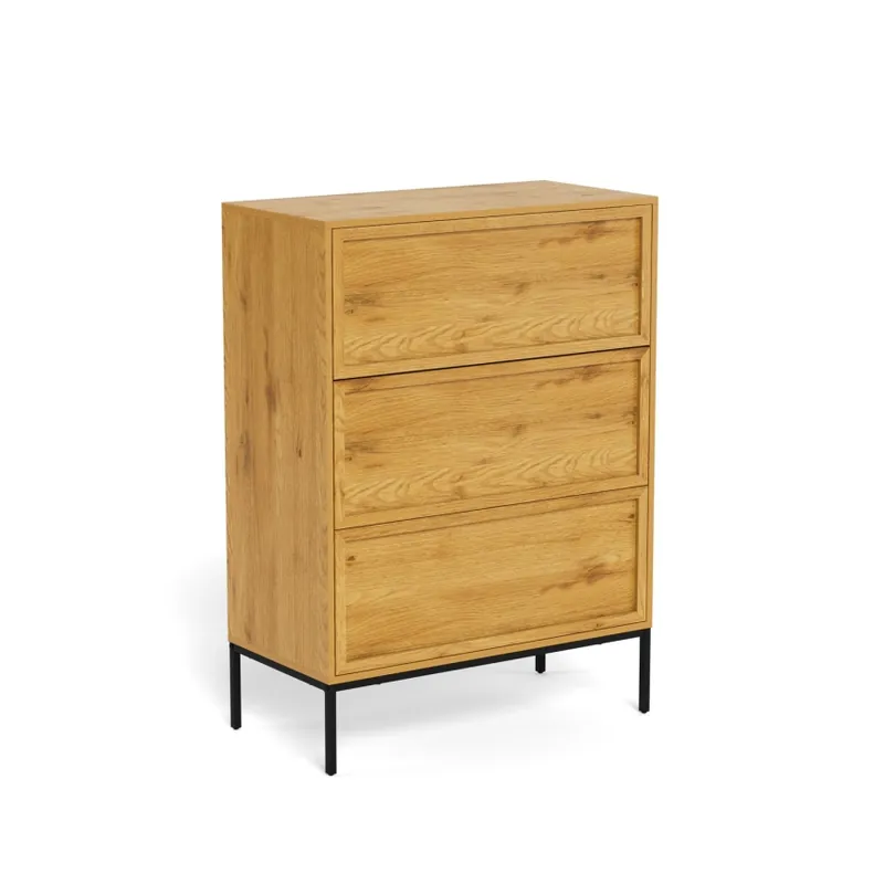 Sezónní Sleva Komoda ALIN 80x40 cm světle hnědá