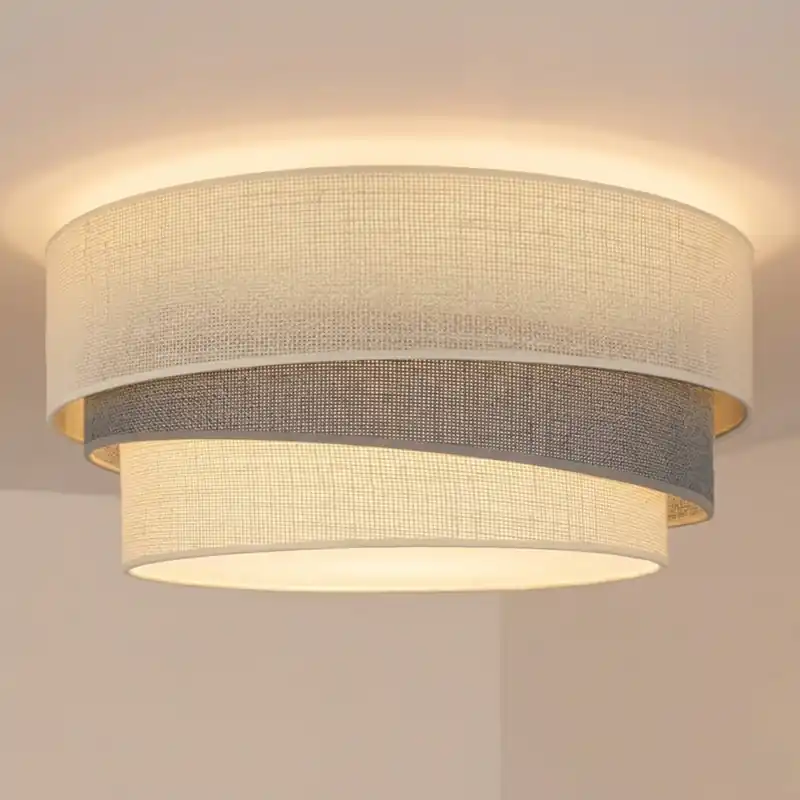 Brilagi - Stropní svítidlo TRIO 1xE27/60W/230V pr. 40 cm krémová/šedá Ověřený