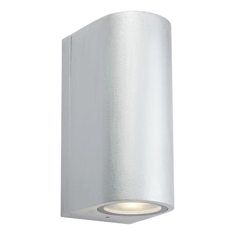 Nakupujte Hned Markslöjd 109112 - LED Stmívatelné venkovní nástěnné svítidlo ALOR 2xLED/4,9W/230V IP65 stříbrná