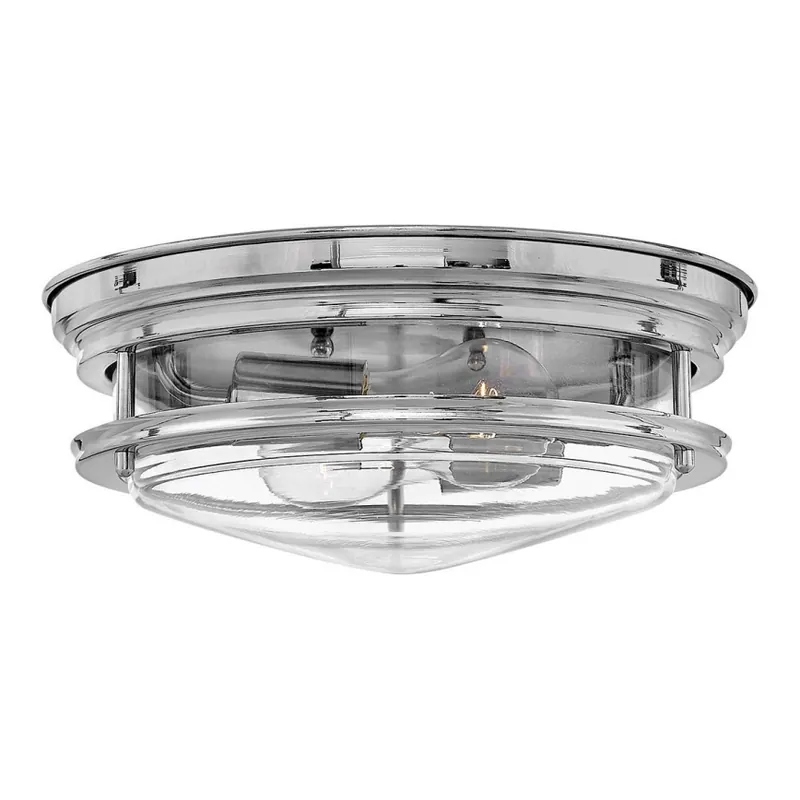 Sleva Quintiesse - Venkovní stropní svítidlo HADRIAN 2xE27/40W/230V pr. 27,8 cm IP44 lesklý chrom