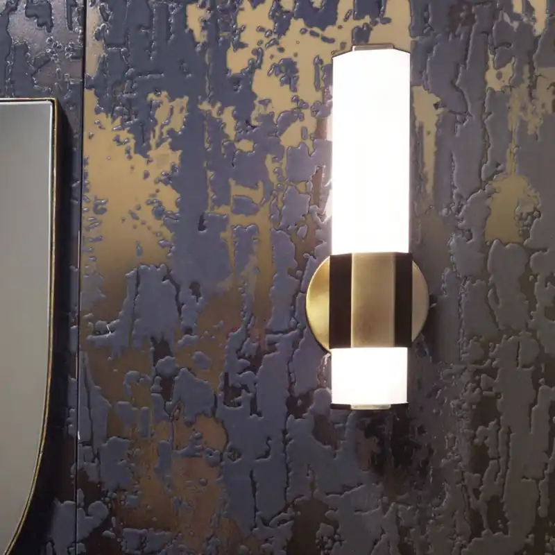Horká Nabídka Quintiesse - LED Koupelnové nástěnné svítidlo FACET LED/12W/230V IP44 zlatá