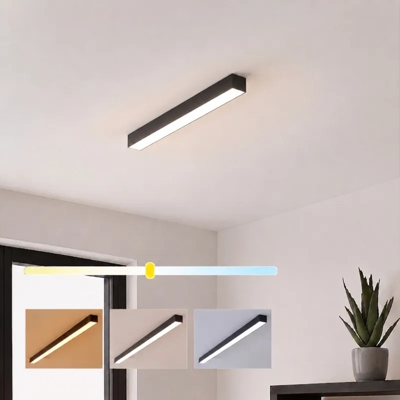 Brilagi - LED Stropní přisazené svítidlo FULLDAY LED/10/15/20W/230V 2700/4000/6000K 60 cm černá Poslední Šance