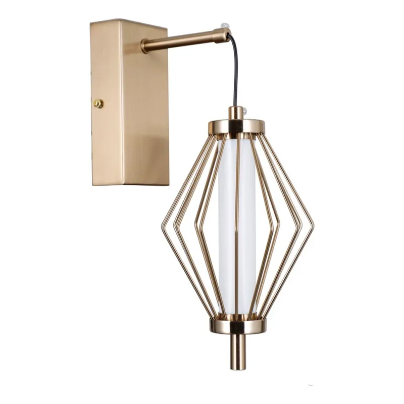 Rychlé Dodání ITALUX - LED Nástěnná lampa SEVILLA LED/5W/230V 3000K zlatá
