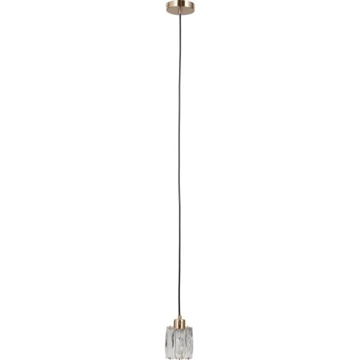 Zlevněný ITALUX - Lustr na lanku TORNO 1xE14/40W/230V zlatá