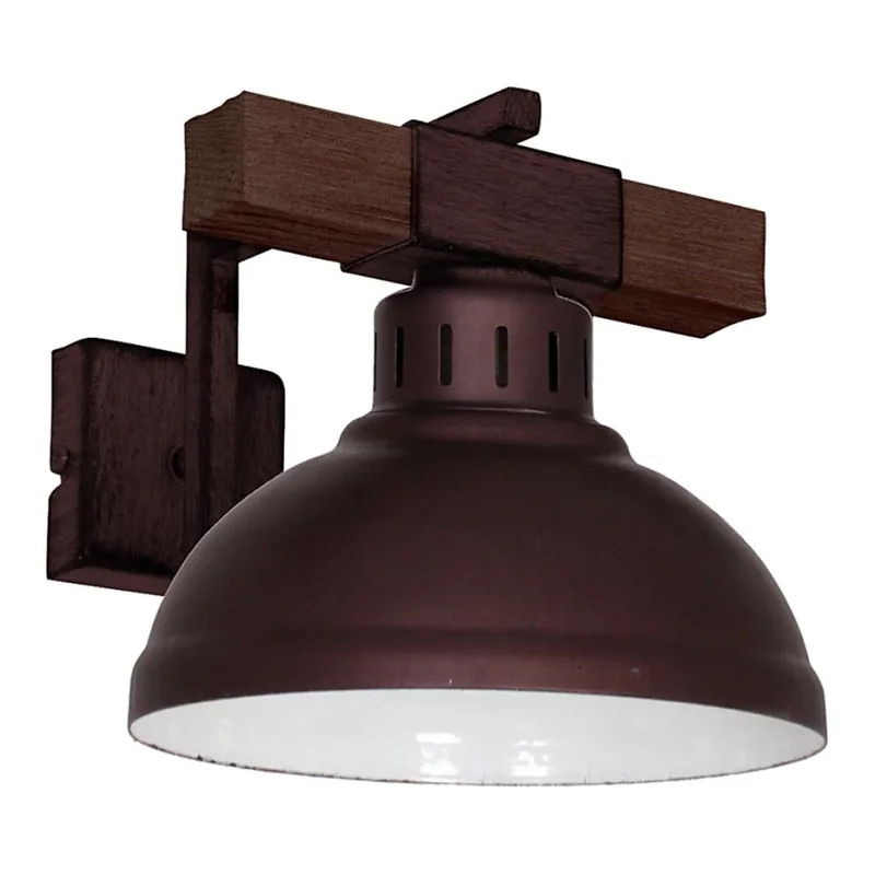 Ověřený Nástěnné svítidlo HAKON 1xE27/60W/230V borovice