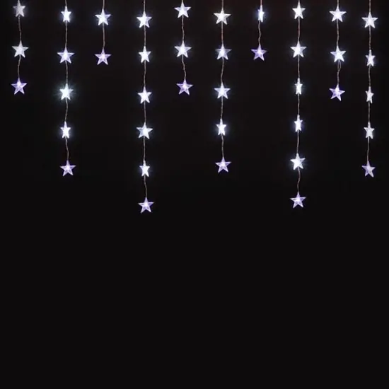 Vánoční řetěz 50xLED 6,35m studená bílá Nová Kolekce