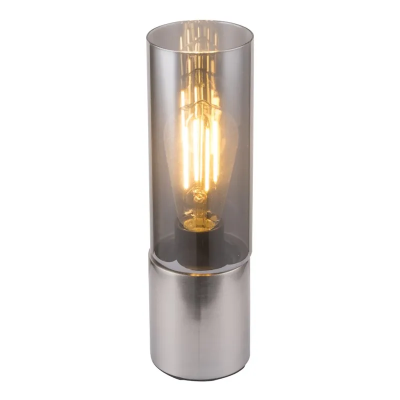 Cenově Výhodný Globo - Dotyková stolní lampa 1xE27/25W/230V pr. 9 cm matný chrom