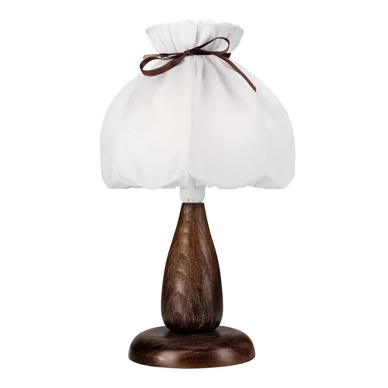 Finální Výprodej Stolní lampa ALESSANDRO 1xE27/60W/230V buk