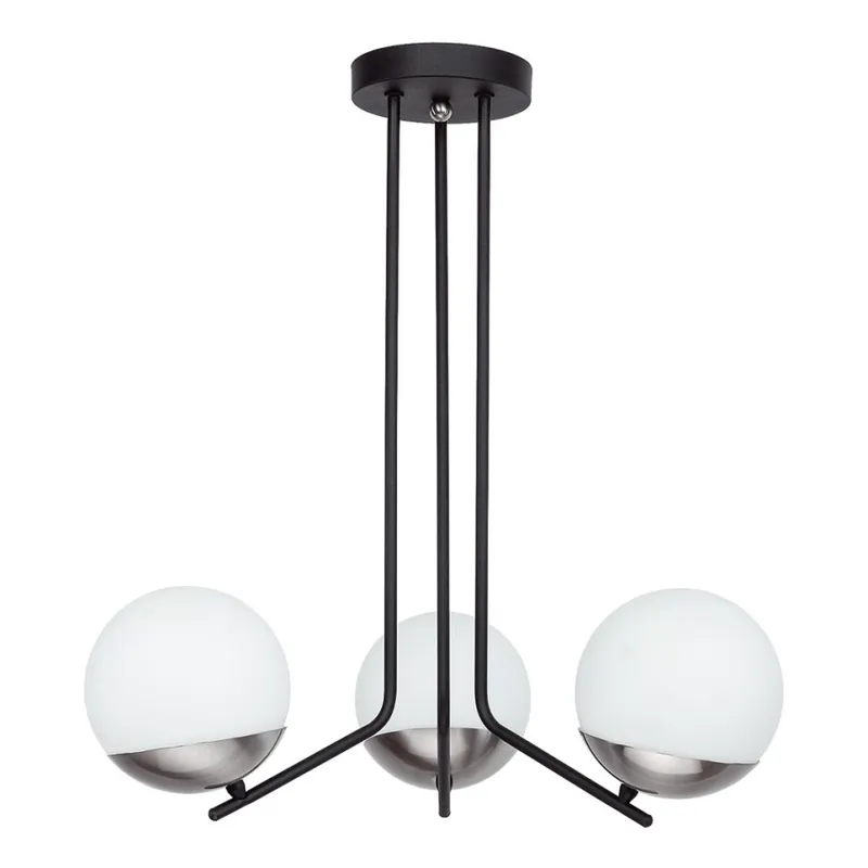 Bezpečná Platba Jupiter 1723 - Lustr na tyči SANTA 3xE14/40W/230V lesklý chrom
