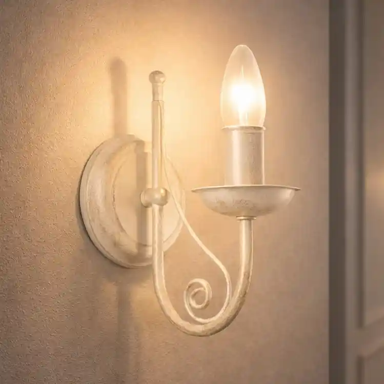 Oblíbený Nástěnná lampa DONATO 1xE14/40W/230V krémová