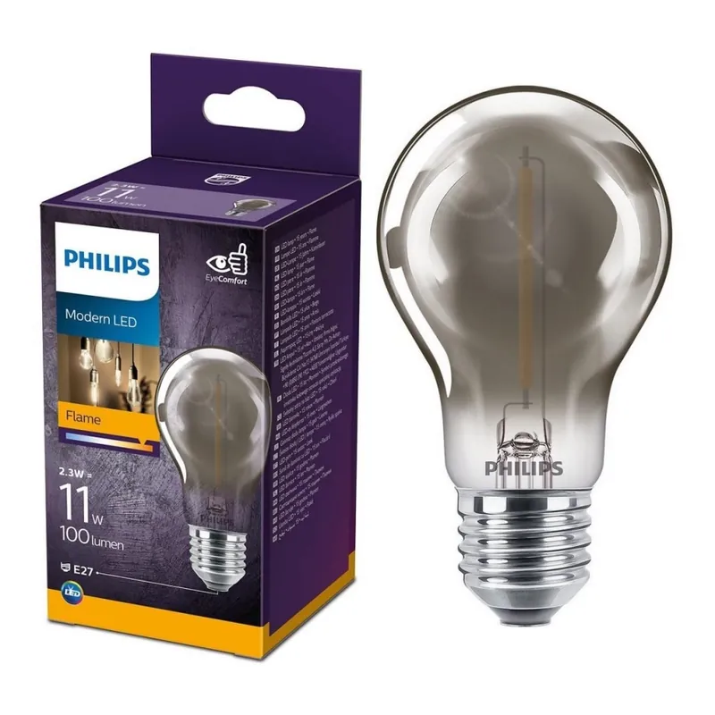 LED Žárovka VINTAGE Philips A60 E27/2,3W/230V 1800K Akce