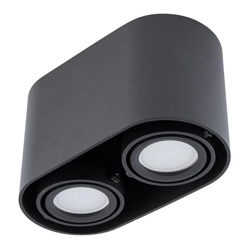 Nová Kolekce Bodové svítidlo SIROK 2xGU10/30W/230V černá