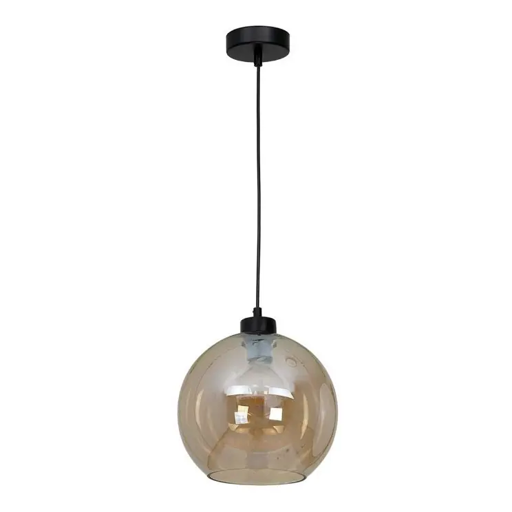 Lustr na lanku SOFIA 1xE27/60W/230V hnědá Aktuální