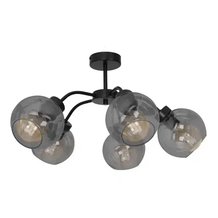Odeslání Ihned Přisazený lustr SOFIA 5xE27/60W/230V černá