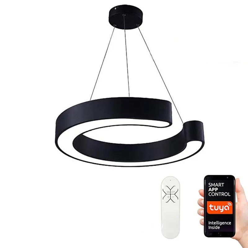 Immax NEO 7134 - LED SMART Stmívatelný lustr na lanku CÉČKO LED/43W/230V + dálkové ovládání 60 cm Tuya ZigBee Víkendová Akce