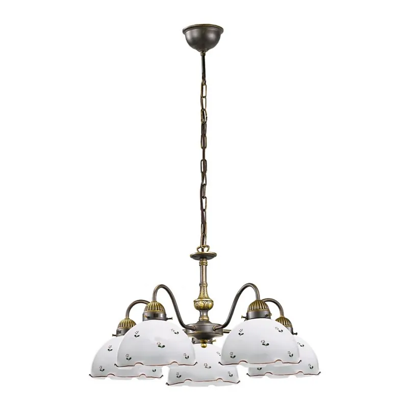 Kolarz 731.85.70 - Lustr na řetězu NONNA 5xE27/75W/230V Speciální Cena