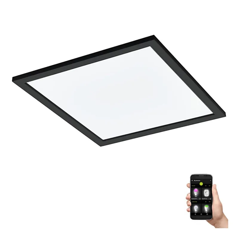 Oblíbený Eglo - LED Stmívatelné stropní svítidlo LED/21,5W/230V černá ZigBee