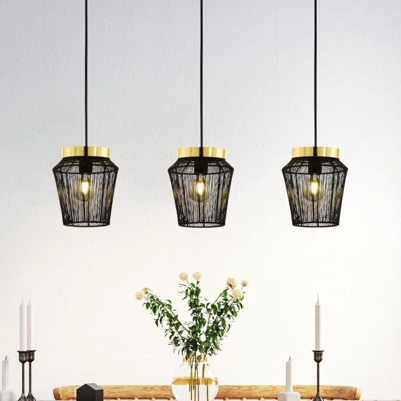 Finální Výprodej Eglo - Lustr na lanku 3xE27/40W/230V