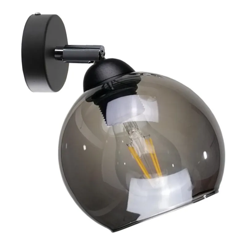 Autentický Nástěnné bodové svítidlo UNO 1xE27/60W/230V černá