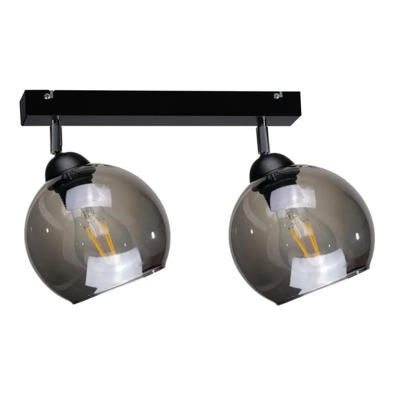 Akční Cena Bodové svítidlo UNO 2xE27/60W/230V černá