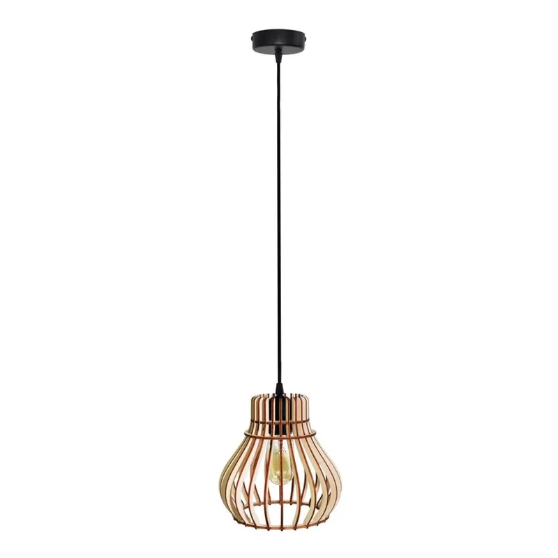 Lustr na lanku BARREL 1xE27/24W/230V pr. 20 cm Sezónní Sleva