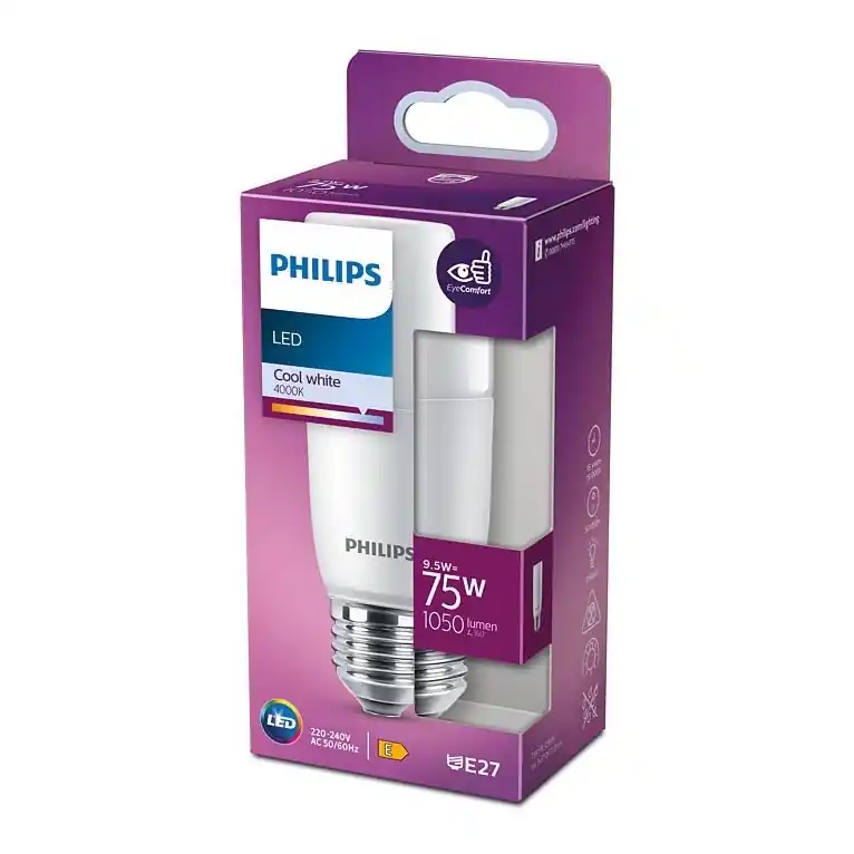 LED Žárovka Philips E27/9,5W/230V 4000K Pouze Dnes