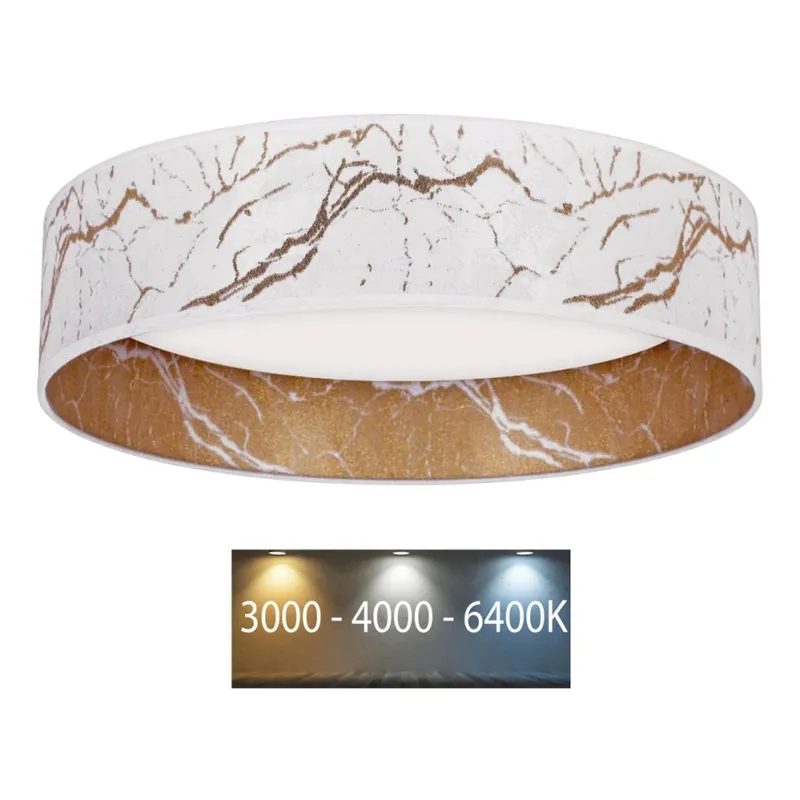 Brilagi - LED Stropní svítidlo VELVET LED/24W/230V pr. 40 cm 3000/4000/6400K bílá/zlatá Ihned K Objednání