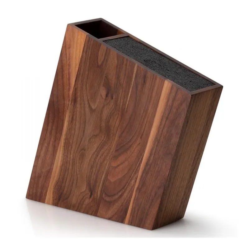 Continenta C4251- Stojan na nože s flexi vložkou a přihrádkou 31x8x24,5 cm ořech Nakupujte Hned