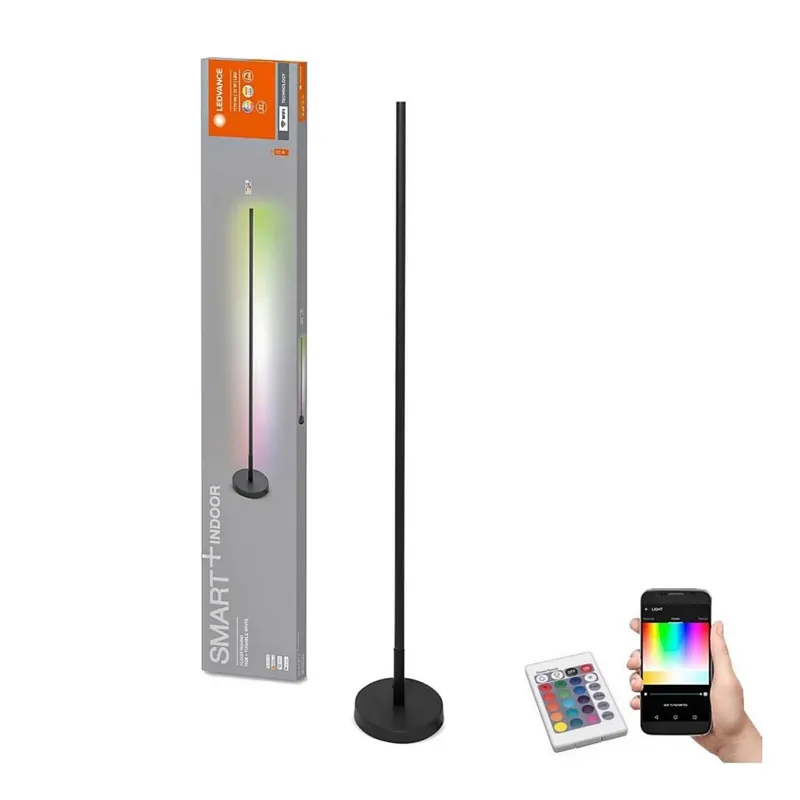 Nakupujte Hned Ledvance - LED RGBW Stmívatelná stojací lampa SMART+ FLOOR LED/14W/230V 2700-6500K Wi-Fi černá + dálkové ovládání