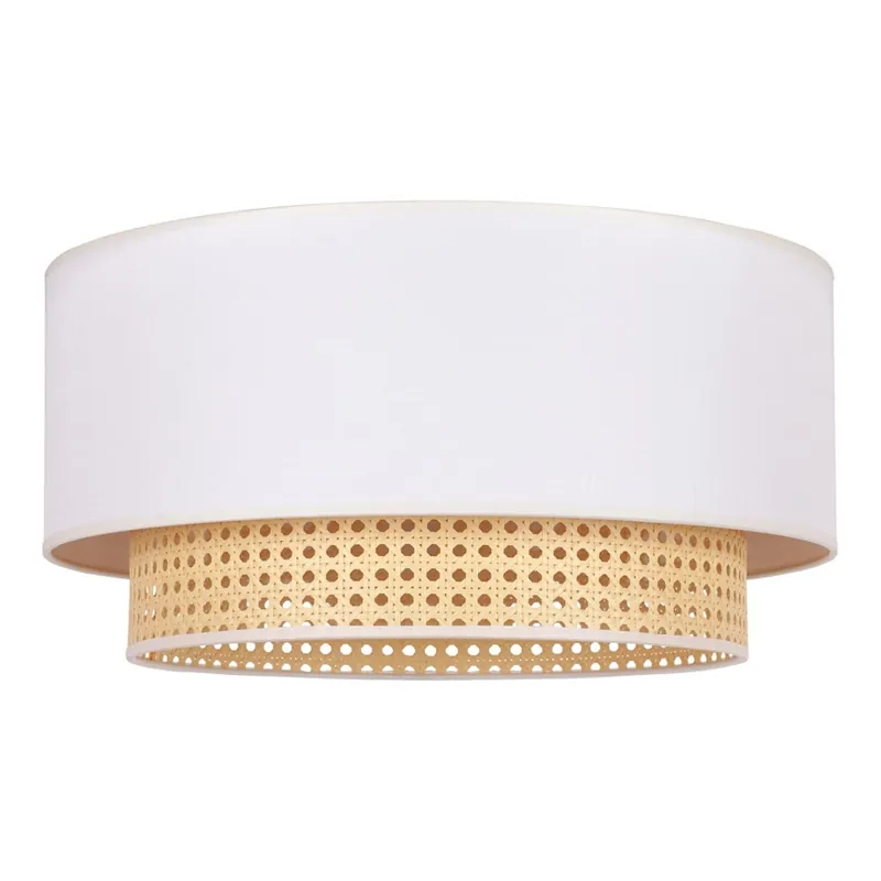 Nejprodávanější Duolla - Stropní svítidlo BOHO 3xE27/15W/230V pr. 60 cm krémová/ratan