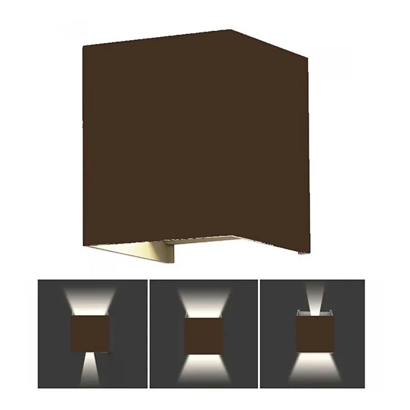 LED Venkovní nástěnné svítidlo LED/11W/230V 3000K IP65 hnědá Poslední Šance
