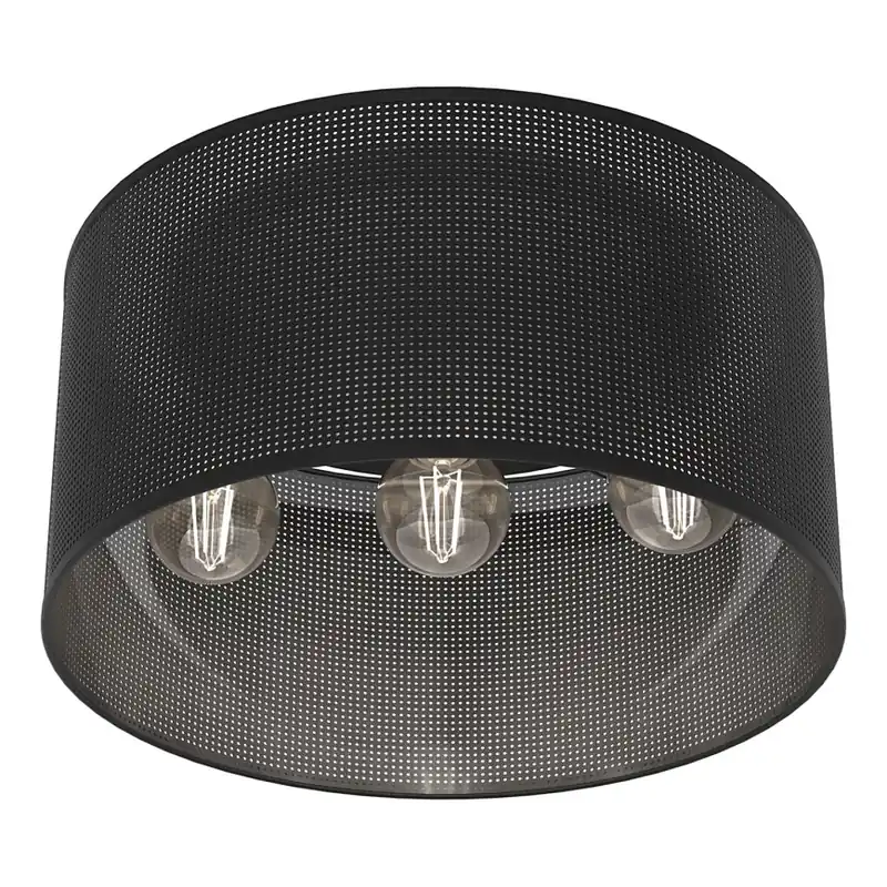 Cenový Hit Lustr přisazený LOFT SHADE 3xE27/60W/230V černá